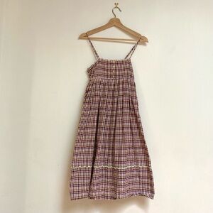 Madewell Petite Rainbow Scallop Dress